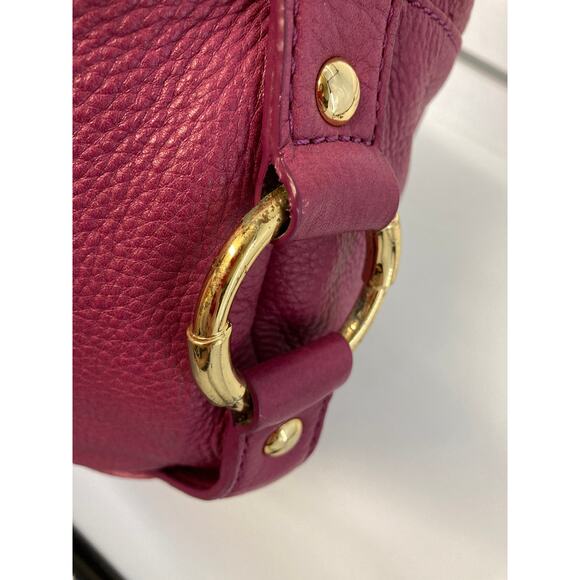 MICHAEL KORS, PINK PEBBLED LEATHER WOMENS LARGE SHOULDER BAG - Picture 7 of 16